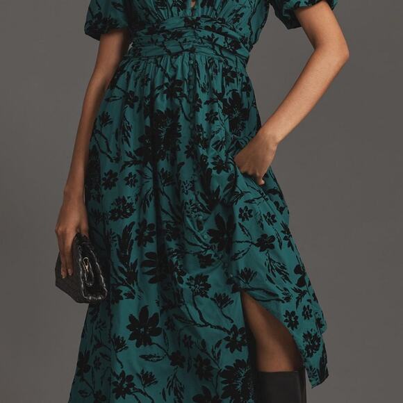 Anthropologie Katerina Button Front Dress XXS - Picture 1 of 6